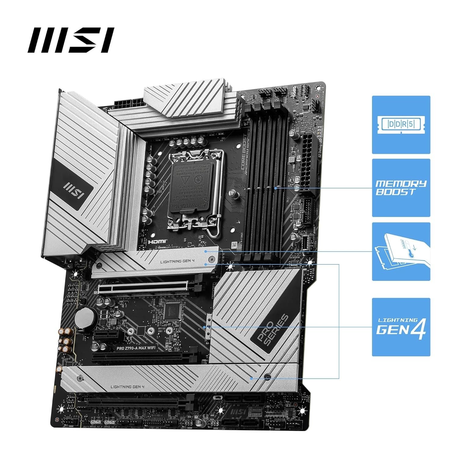 MSI PRO Z790-A MAX WiFi DDR5 - Image 2