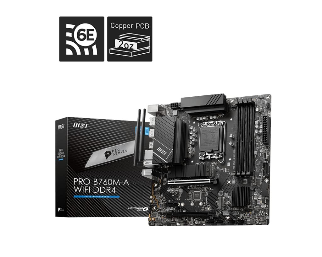 MSI PRO B760M-A WiFi DDR4 - Image 2
