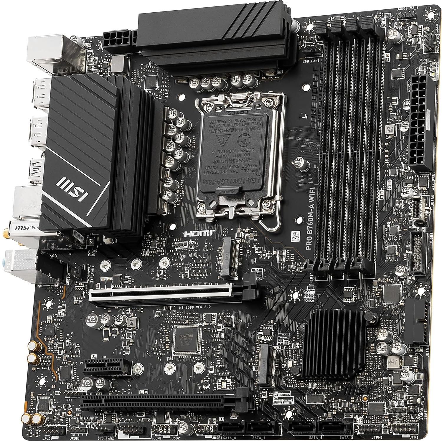 MSI PRO B760M-A WiFi DDR5 - Image 2