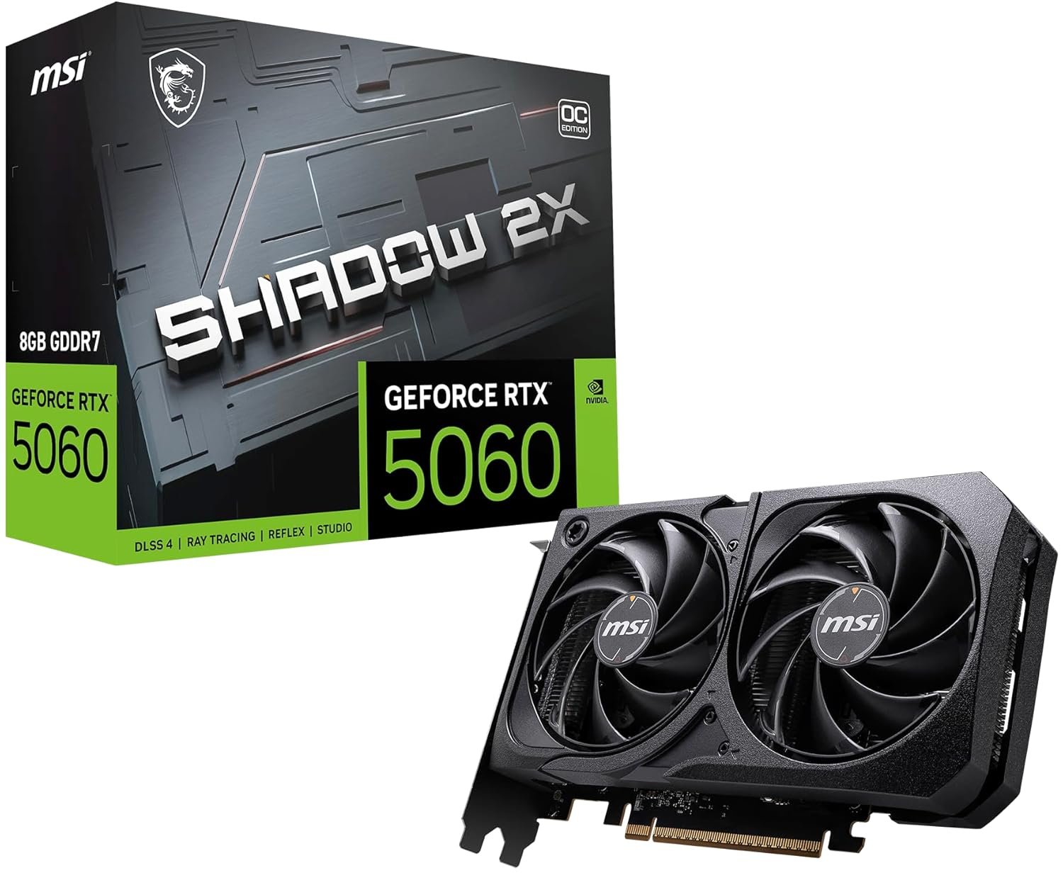 MSI GeForce RTX 5060 8GB Shadow 2X OC